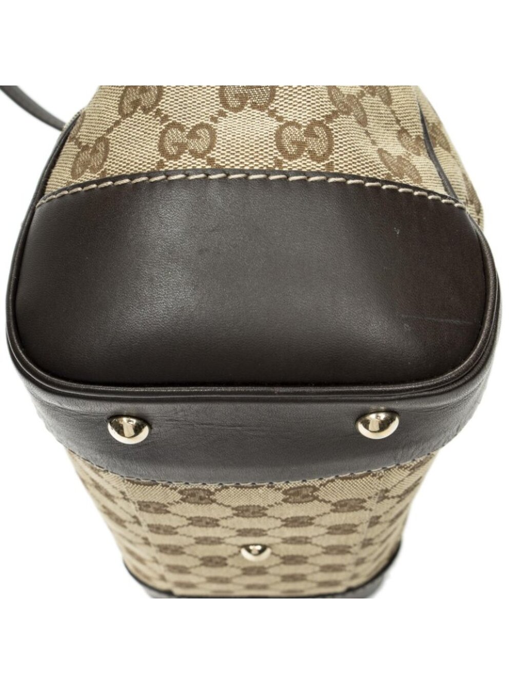Gucci Tote Beige Brown GG Canvas - Picture 7 of 10